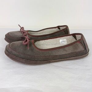 L.L. Bean Ballet Flat Shearling Slippers